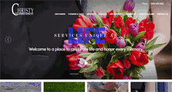 Desktop Screenshot of christyfuneralservice.com