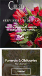 Mobile Screenshot of christyfuneralservice.com